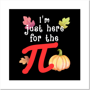 Fun Halloween Thanksgiving Pumpkin Pi Teacher Fall Leaves Posters and Art